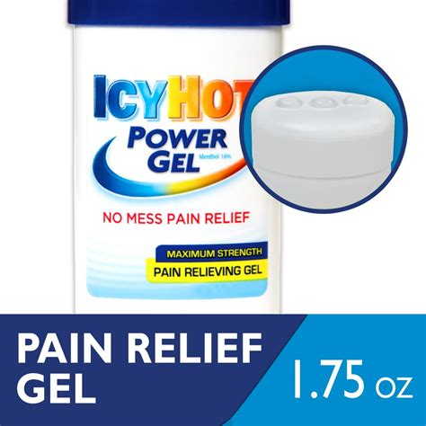 Icy Hot Power Gel No Mess Pain Relief Gel 1 75 Oz