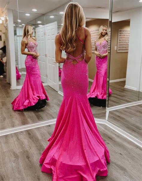 Light Pink And Black Prom Dresses