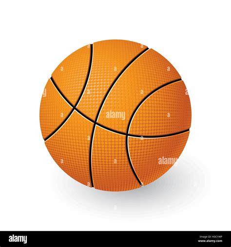 An Isolated Basketball Stock Vector Image And Art Alamy