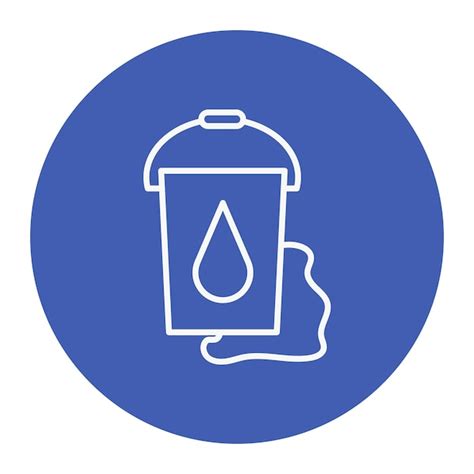 Premium Vector Water Bucket Vector Illustration