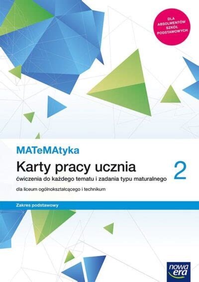 Matematyka Karty Pracy Ucznia Klasa 2 Liceum I Technikum Zakres