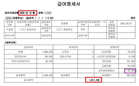 경남 교육공무직 급여2022년 기준 네이버 블로그