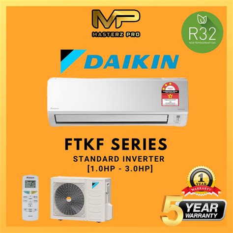 Daikin Standard Inverter Air Conditioner Ftkf R32 Shopee Malaysia