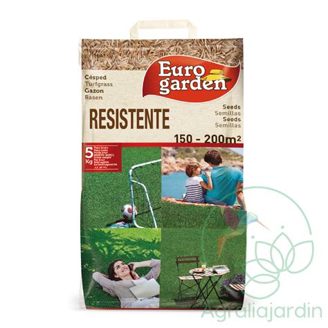 Césped Resistente 5 Kg Eurogarden Agralia Jardín