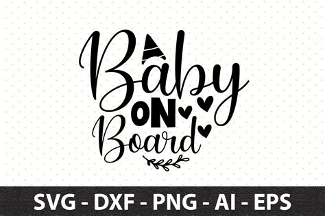 Baby On Board Svg By Orpitaroy Thehungryjpeg