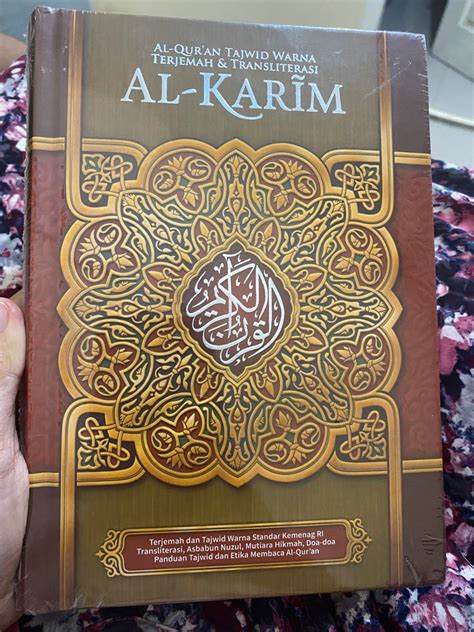 Nett Al Quran Al Karim Tajwid Warna Terjemah Transliterasi Buku