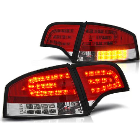 Feux LED AUDI A4 B7 04 08 LED Rouge YakaEquiper