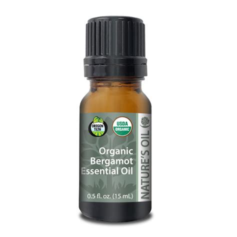 Bergamot Certified Organic Essential Oil Natures Oil