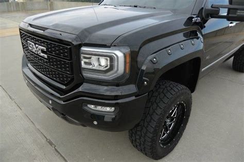 17 Gmc Sierra Slt Custom Loaded 2018 Fabtech Lift 20 Wheels Denali Grille Black 3gtu2nej0hg165810