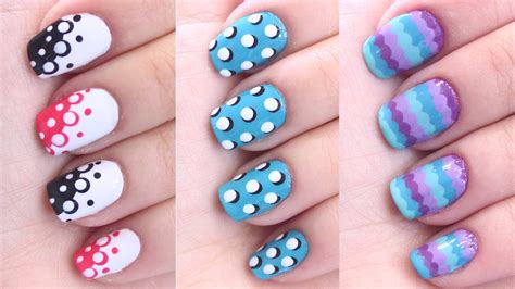 3 Unhas Decoradas fáceis para iniciantes 3 Jana Taffarel YouTube