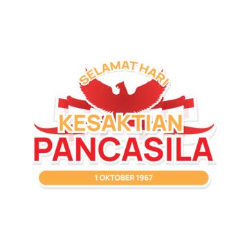 Kesaktian Pancasila Vector Hd Images Selamat Hari Kesaktian Pancasila