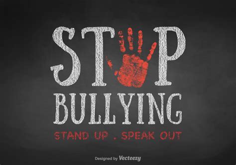 Vector Stop Bullying Background 133711 Vector Art At Vecteezy