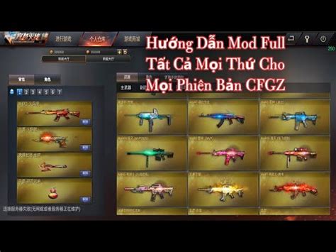 Top1 CF Offline Android CFGZ Hướng Dẫn Mod Full Tất Cả Mọi Thứ Cho