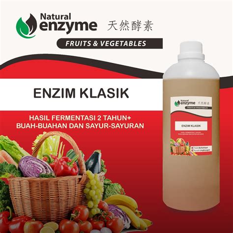 Jual Cairan Natural Enzyme Fruits Vegetables Enzim Klasik Kemasan 1