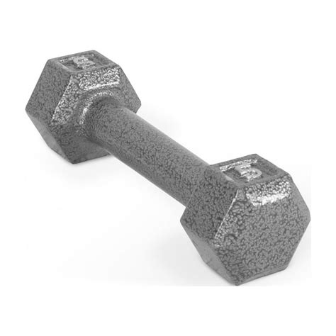 Cap Barbell 50lb Cast Iron Hex Dumbbell Single