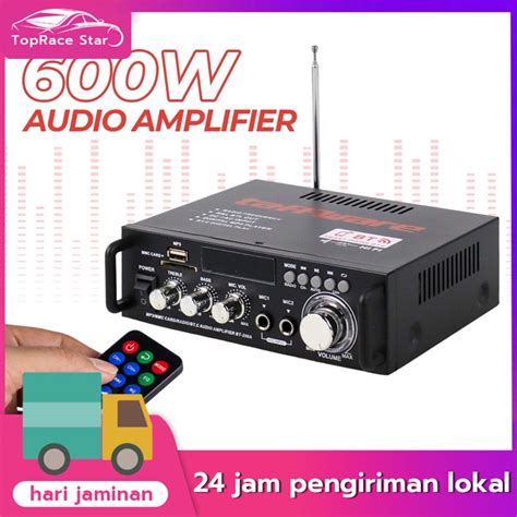 Jual COD Power Ampli Amplifier Bluetooth Karaoke Home Theater FM Radio