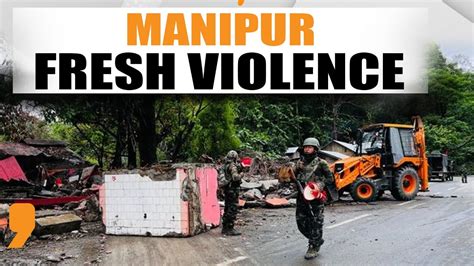 Live Manipur News Fresh Violence Breaks Out Centre Sets Up Probe Panel News9 Youtube