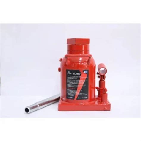 Mild Steel Heavy Vehicle 50 Ton Hydraulic Pressure Jack For Heavy Duty