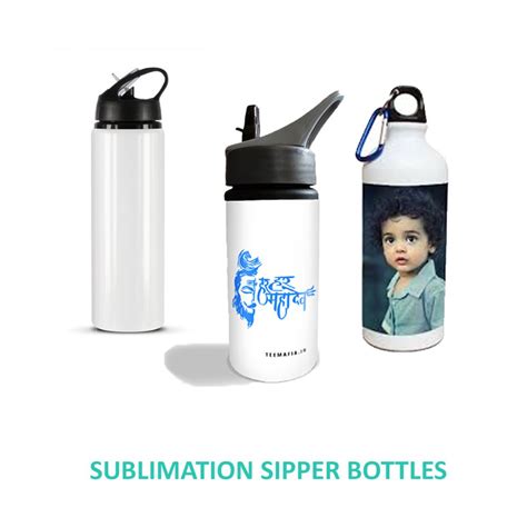 Aluminium White Sublimation Sipper Bottle 150gm Round At Rs 110 Piece