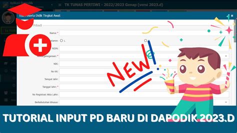 Cara Input Siswa Baru Di Dapodik 2023 D YouTube