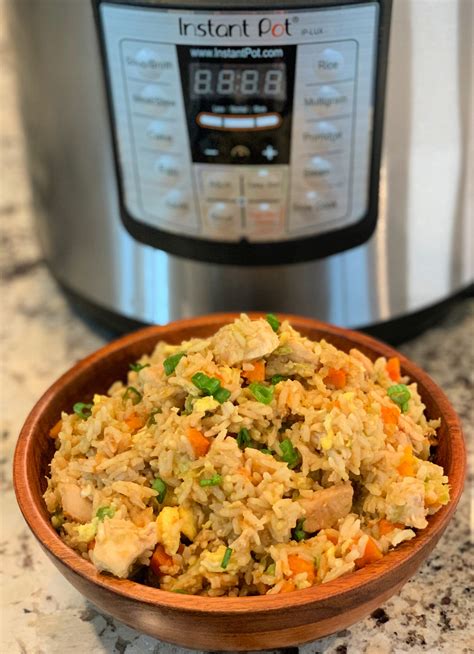 Instant Pot Chicken Fried Rice The Cookin Chicks