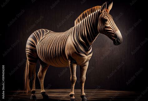 Quagga Extinct Animal. Generative AI Stock Illustration | Adobe Stock