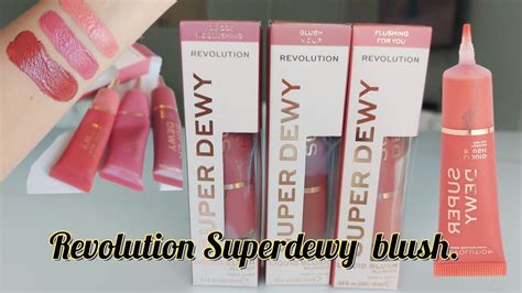 Makeup Revolution Superdewy Liquid Blush You Got Me Blushing Flushing