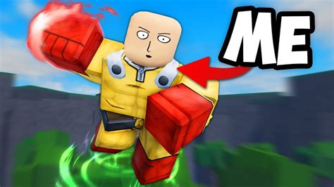 I Became Saitama The One Punch Man In Roblox Strongest Battlegrounds