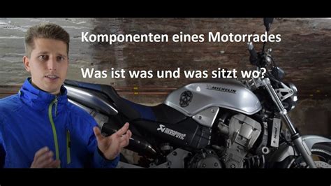 Gradmotorrad Bestandteile Aufbau Einzelteile Komponenten Eines