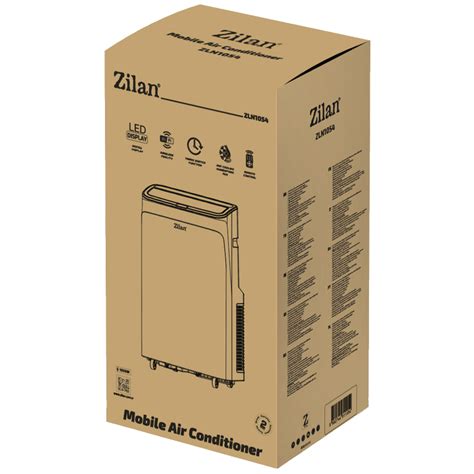 Zilan Prijenosni klima uređaj 12000Btu 3u1 1350W WiFI ZLN1054