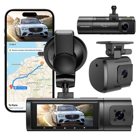 Nexpow Dash Cam Front And Rear 4K 1080P Full HD Dash Camera With Built