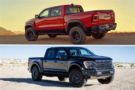 Dodge RAM 1500 TRX VS Ford F150 Raptor R Bienvenus à Jurassic Park