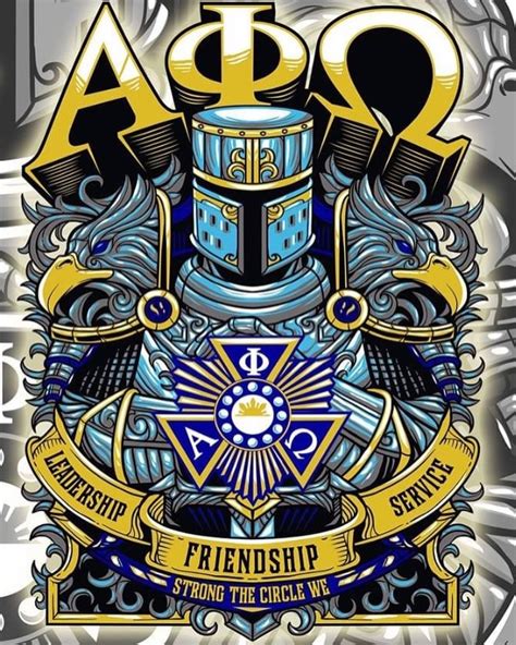 Alpha Phi Omega Coat Of Arms Wallpaper