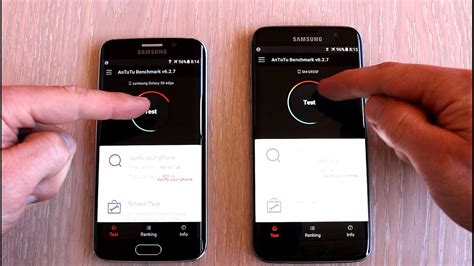 Samsung Galaxy S Edge Vs S Edge Antutu Benchmark Test Youtube