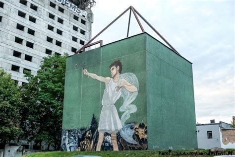 Discover amazing street art in Kaunas, Lithuania