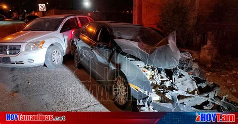 Hoy Tamaulipas Tamaulipas Mujer Se Estrella Contra Auto Estacionado Y