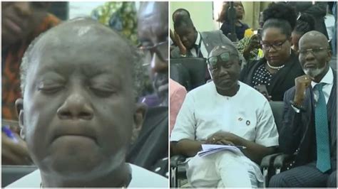 Ofori Atta Caught On Camera Dozing Off During Ad Hoc Committee Hearing