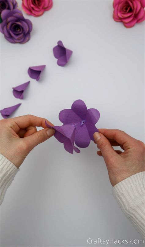 How To Make Paper Flowers Step By Step Tutorial Handmade Flowers