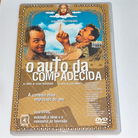 Dvd O Auto Da Compadecida Fernanda Montenegro Duplo Shopee Brasil