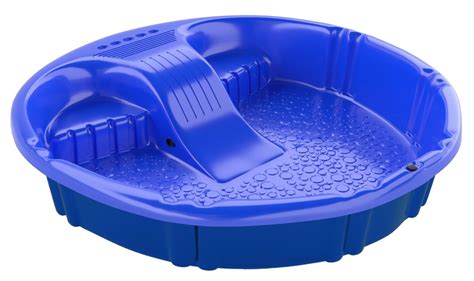 Gracious Living 1003-AZZBLU-12 Slide Pool, 60 in Dia, Polyethylene, Blue