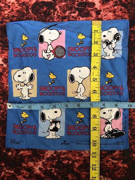 Cartoon Network × Vintage Handkerchief Snoopy Gem