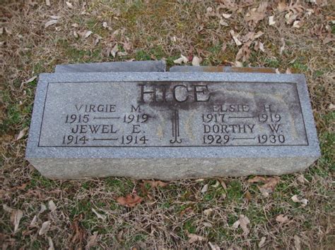 Dorothy W Hice 1929 1930 Find A Grave Memorial