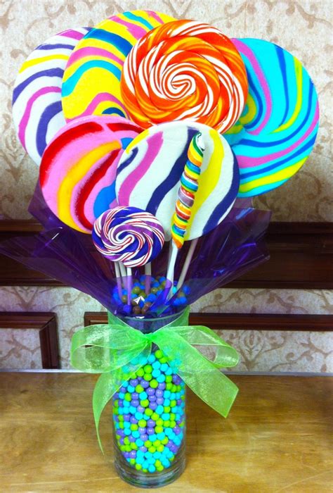 Fun With Candy Candy Centerpieces Mitzvah Centerpieces Candy Theme