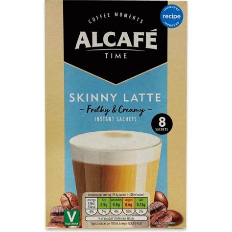 Alcafe Skinny Latte Instant Sachets 156g Compare Prices Where To