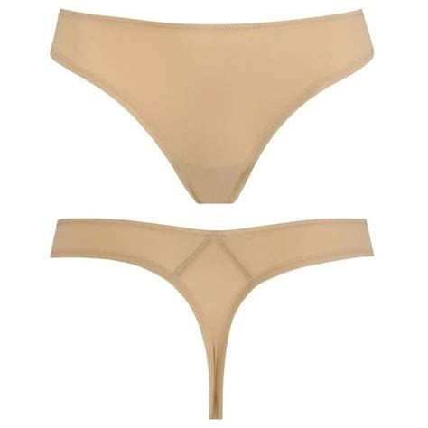 Lise Charmel Intimates Sleepwear Epure Lise Charmel Sensation Plaisir Thong Nude Sz L New