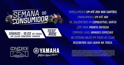 Semana Do Consumidor Test Ride Concorde Motos Em Aracaju Sympla