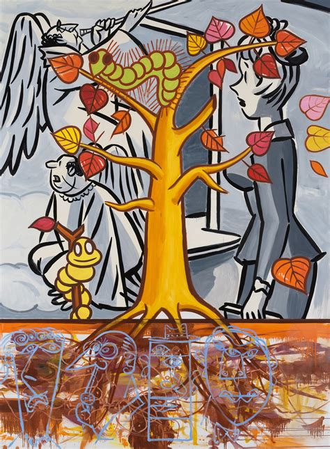 David Salle Tree Of Life Exhibitions Skarstedt Gallery