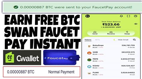 Swap Pay Faucet Earn Free Bitcoin Cwallet And Faucetpay Wallet