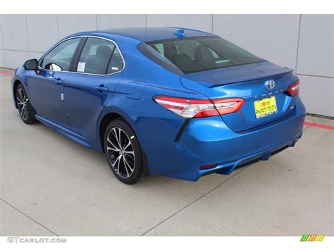 2020 Blue Streak Metallic Toyota Camry Se 136157893 Photo 6