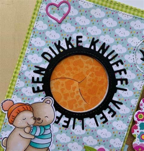 CarlijnDesign Snijmal Cirkelwoorden Liefs Knuffel CDSN 0053